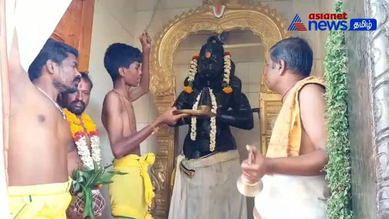 hanuman temple kumbabishekam held very well in theni district