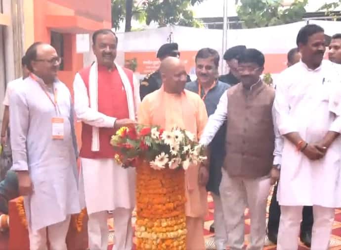 Uttar Pradesh: CM Adityanath hands over 76 flats to poor built on land confiscated from Atiq Ahmed