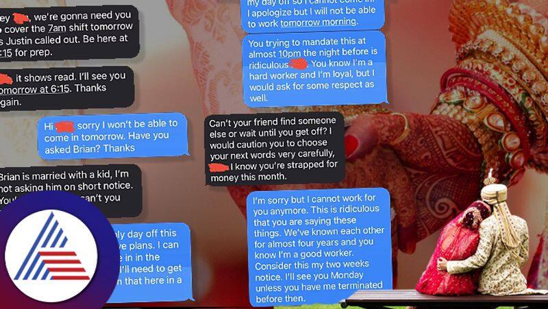 Boss Asks Single Man To Cancel Off And Come Work Employee Reply Viral roo