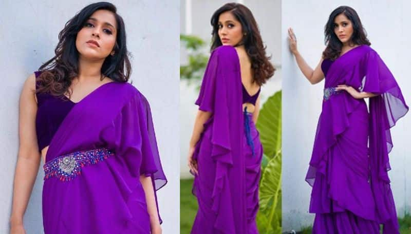 Anchor Rashmi Gautam beautiful Looks in trendy Wear NSK