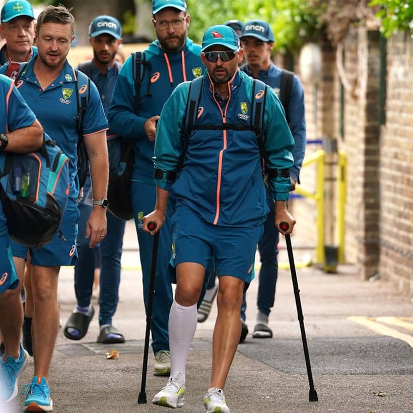 WATCH: Nathan Lyon on crutches with Ashes 2023 future in doubt; Australians heartbroken