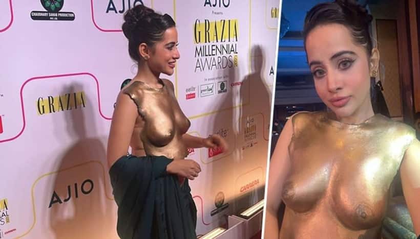 Grazia Millennial Awards 2023: Urfi Javed sets the red carpet on fire; Netizens react with mixed emotions