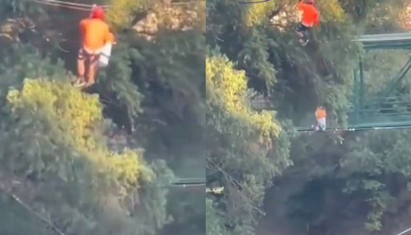 6 year old boy falls 40 feet off zipline after his harness breaks shocking video etj 