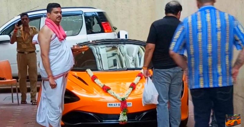 Millionaire businessman performs elaborate Pooja on his brand new McLaren 720S prn