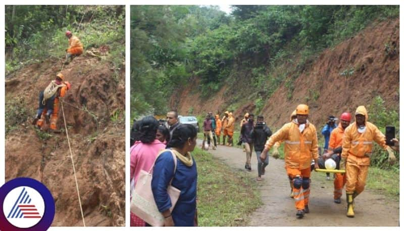 NDRF team arrived Kodagu and landslide rescue  training started karnataka news gow