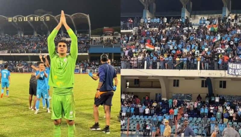 Watch Indian Football Team thanks to fans after SAFF Championship final entry jje