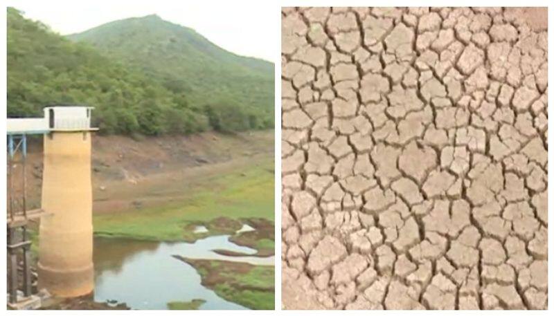 Madagada lake of chikkamagalur has no water nbn