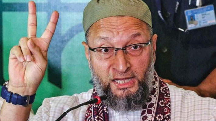 BJP Demand MP asaduddin owaisi disqualification for Jai Palestine chants in Lok sabha ckm