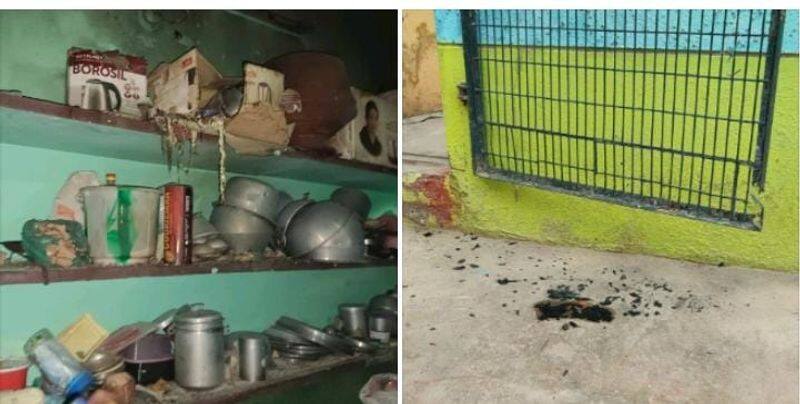 The explosion of a mysterious substance inside a locked house in Madurai has created a stir