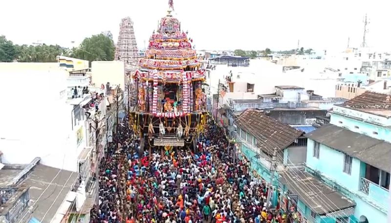 Arulmigu Nellaiappar Temple Car Festival 9th day function celebrated