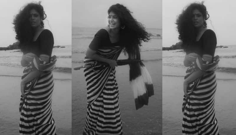 Actress Faria Abdullah attracts with her throw back beach Photos NSK