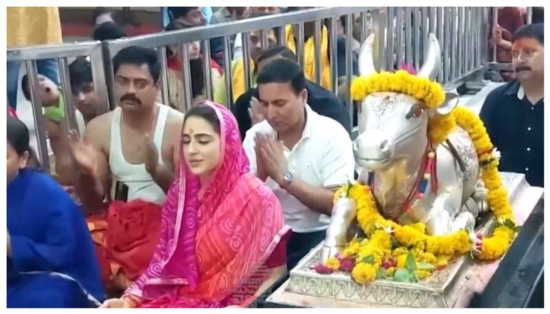 Sara Ali Khan talk about her temple visit nbn