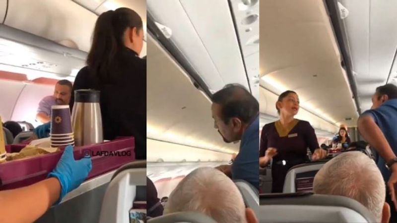 Mumbai Mid air browl in vistara flight, Man alleged and blamed co passengers for touching his daughter But the truth is different akb