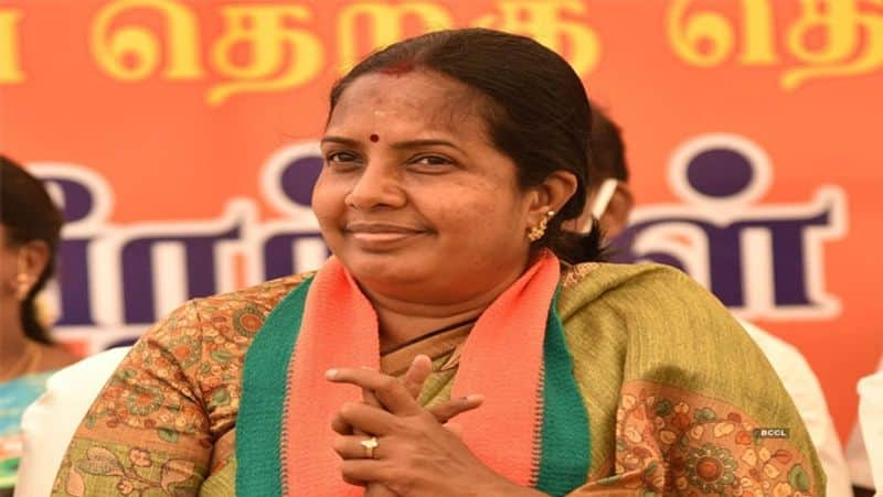 Kovai south BJP MLA Vanathi Srinivasan admitted to hospital-rag