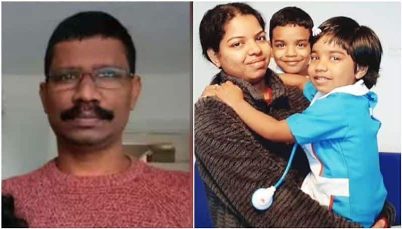 Northants Police video Horror moment keralite triple killer dad who strangled wife and two childrem in uk vkv