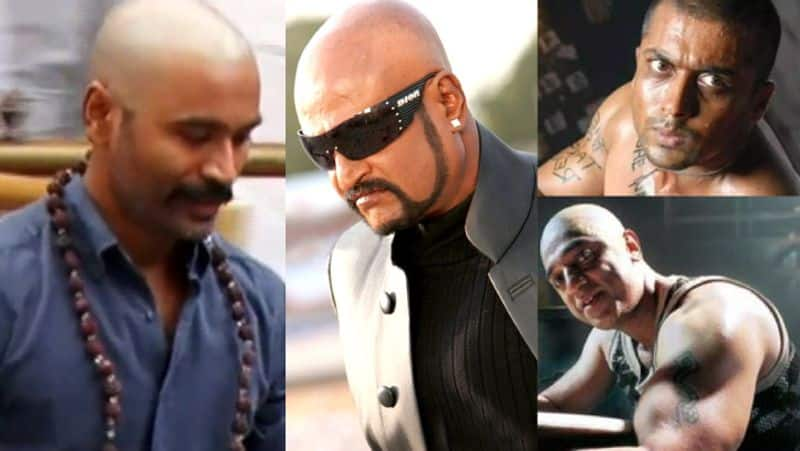 Rajinikanth to Dhanush here the list of Tamil heroes who tonsure their heads for cinema