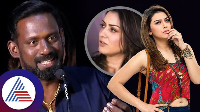 Robo Shankar controversial comments on Hansika Motwani I even fell on her feet and begged