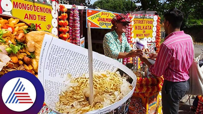 British Chef Selling Indias Famous Jhalmudi On The Streets Of London roo