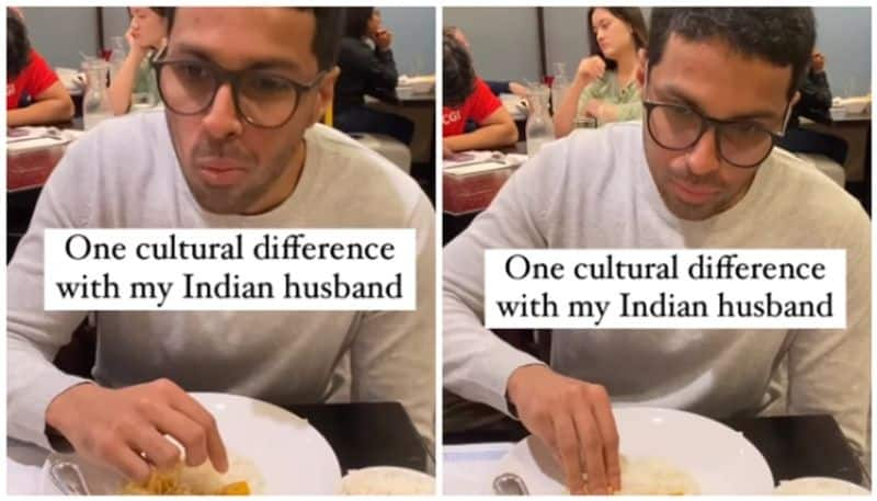 video of American Wife and Indian Husband A Cultural Difference went viral bkg 