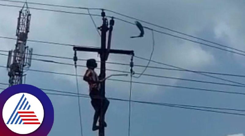 Electric shock during repair Linemen diein hiriyadka at kodagu rav