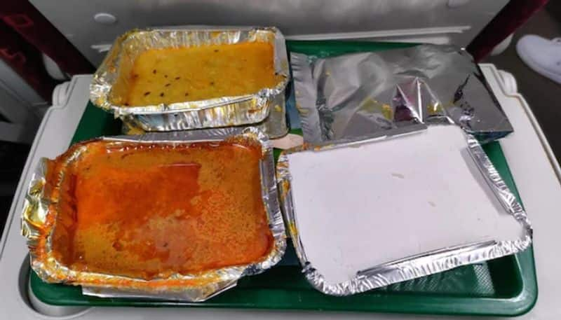 man complaints about food in vande bharat express hyp