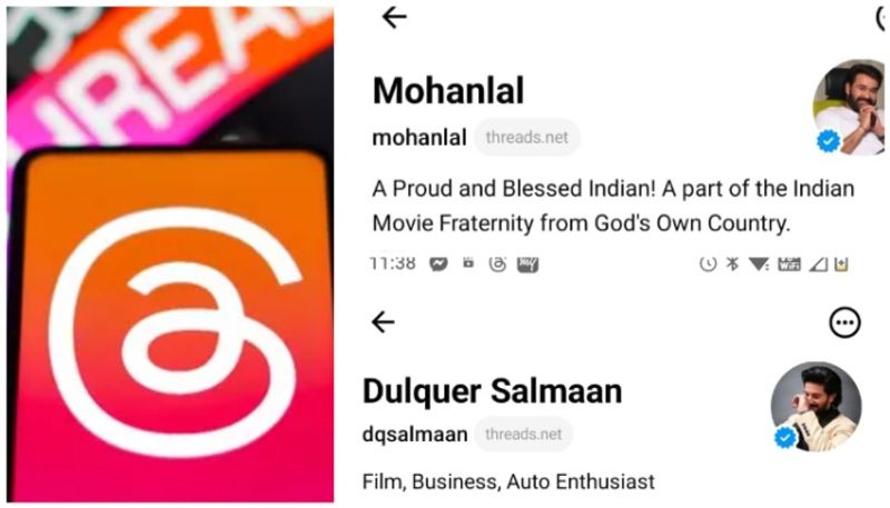 mohanlal and dulquer on instagram threads who get more followers vvk