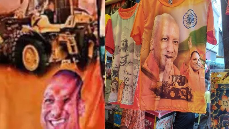 Kanwar Yatra 2023 Huge demand for Bulldozer Baba t shirt from Kanwar Yatra piligrims akb