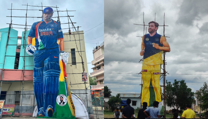 Video Of MS Dhoni Waving To Fans From House Terrace On Birthday Goes Viral ram