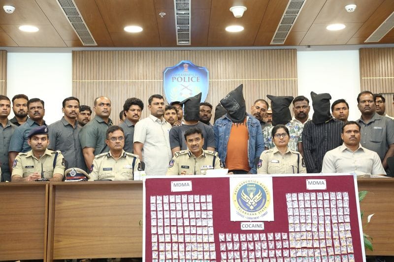 Hyderabad drug racket: Cocaine worth Rs 1 crore seized, 7 arrested, including 3 foreigners RMA