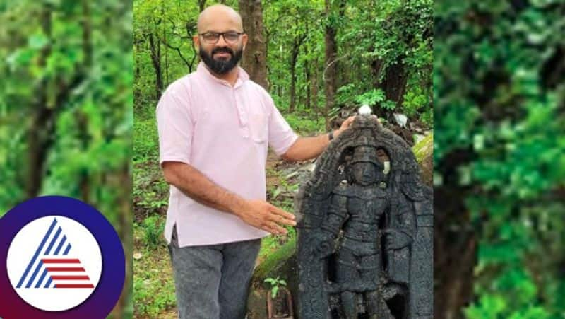 Idol of Kriya Shakti discovered in Ankola fort at uttara kannada rav