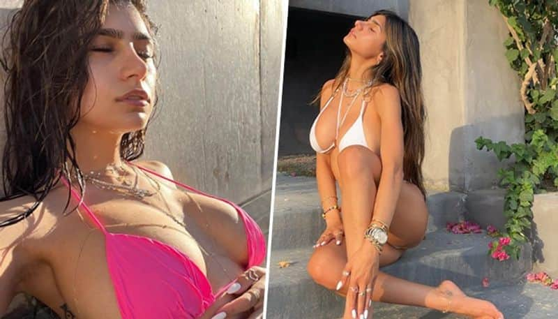 Mia Khalifa HOT Photos: Model stuns fans in her jaw-dropping BIKINIS and attires vma