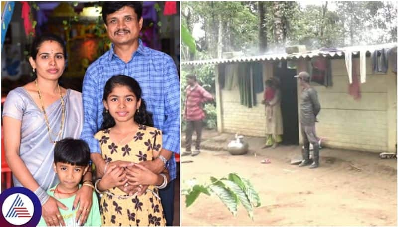 Kodagu family lover built house for poor people as memorial to died wife and children sat