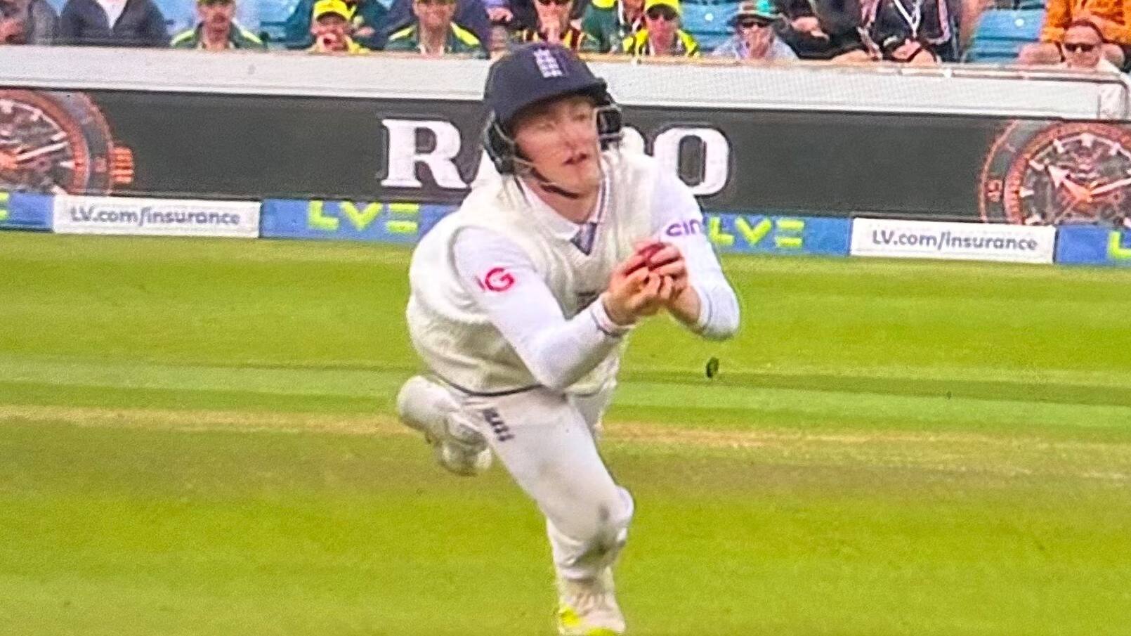 harry brook catch