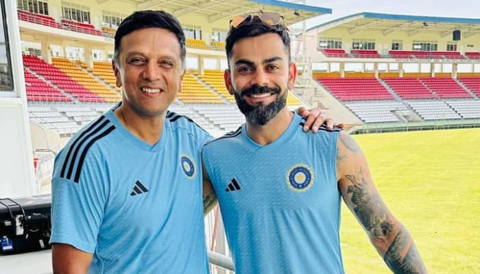 India vs West Indies Virat Kohli shares heartwarming post with Rahul Dravid ahead of Dominica Test kvn