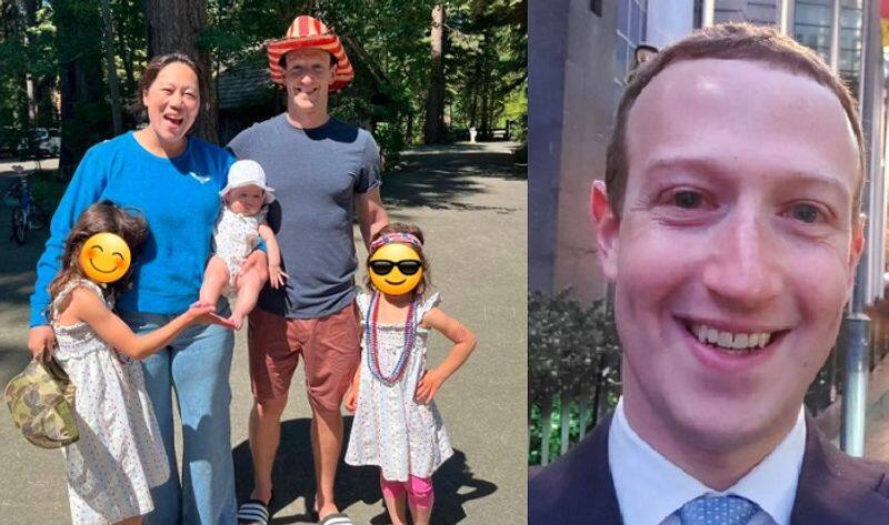 Mark Zuckerberg share family photo in Instagram hide 2 daughter face for privacy concerns ckm