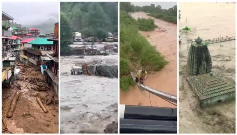 Scary flood videos from Himachal Pradesh bkg