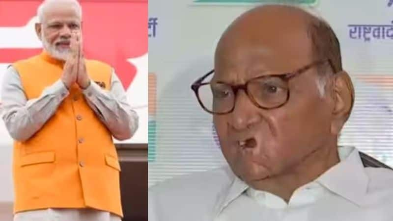 NCP leader Sharad Pawar mocks pm modi