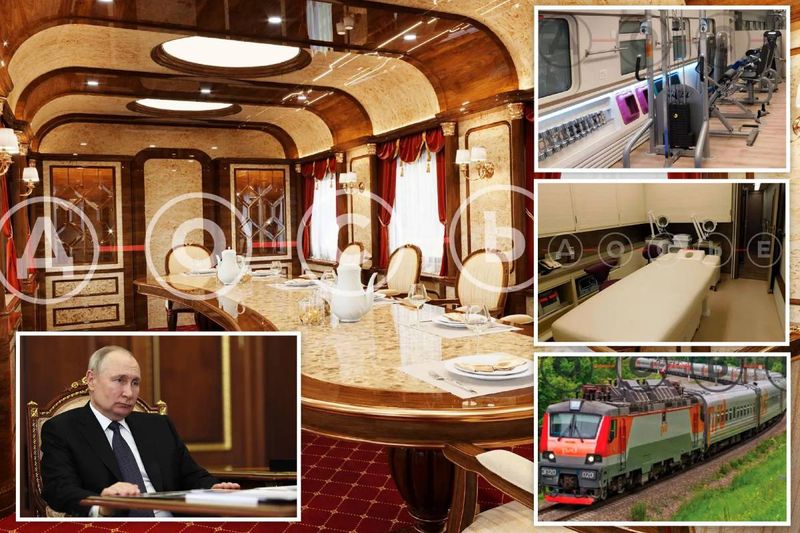 Putins Ghost Train: The hidden details of the Russian president's luxury train are leaked.. So many amenities?