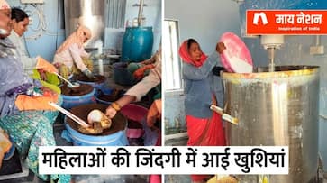 women empowerment news many earning by making paint from cow dung in chhattisgarh zrua