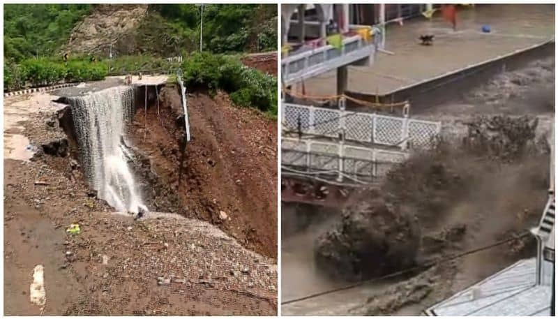 Himachal Pradesh Rain and landSlide exclusive visuals