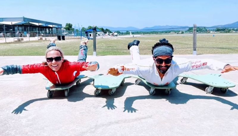 Farhan Akhtar recreates ZNMD skydiving moment in Spain, misses co-stars Hrithik Roshan, Abhay Deol ADC