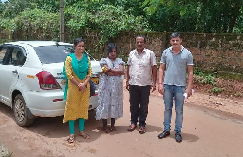 Rescue of a young woman from Kerala who was roaming in the forest gvd