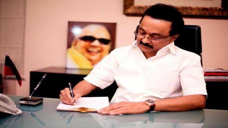 MK Stalin letter ahead of dmk bike rally has said that the Constitution of India is in danger  smp