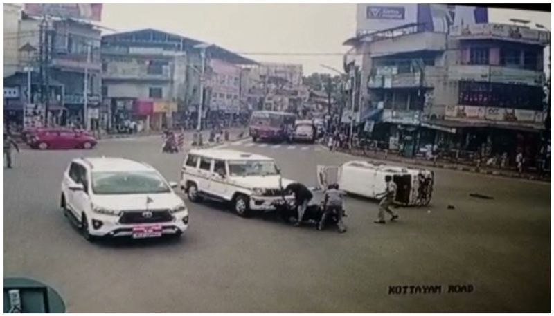 Day after Minister V Sivankutty's pilot vehicle collides with ambulance, Kerala Police yet to act anr