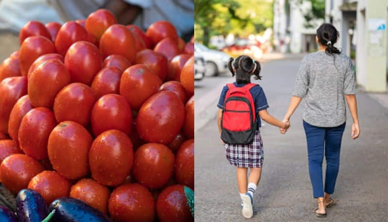 man uses tomatoes to cook without asking wife, wife leaves home with daughter etj