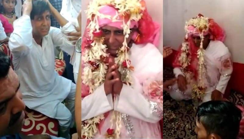 baldness got exposed during the marriage ceremony groom attacked by brides family etj