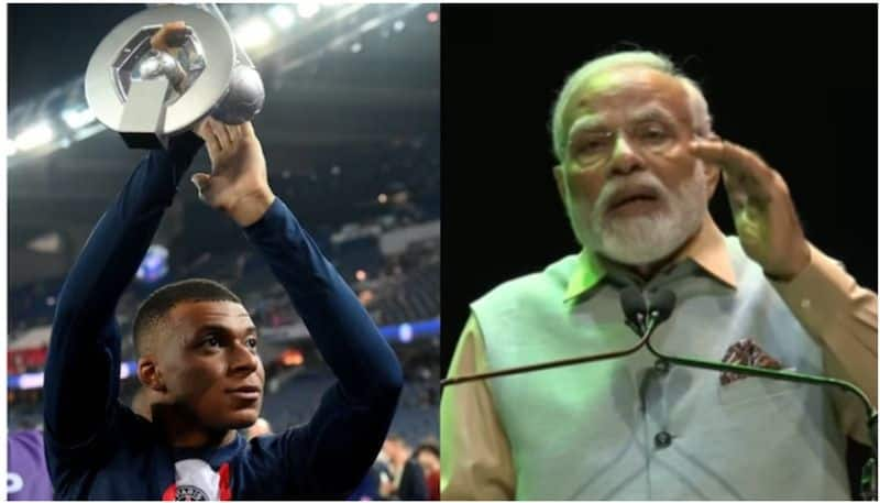 Mbappe known to more people in India than in France says pm modi btb