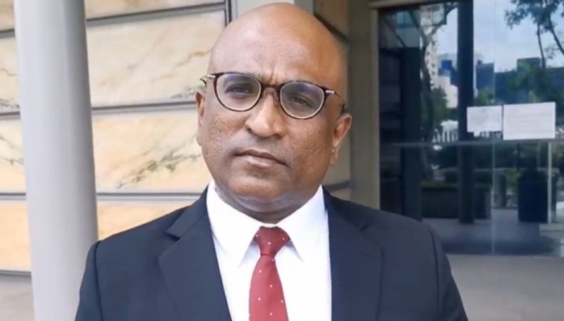 Case field against Singapore Lawyer m ravi for slapping a man in public 