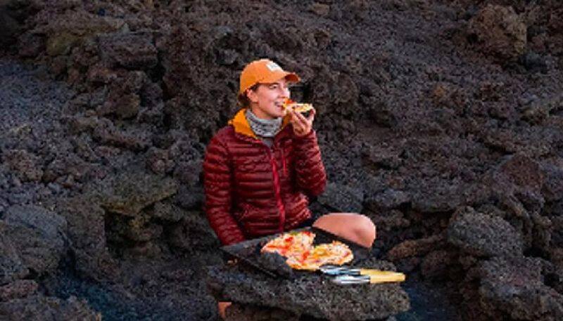 WATCH Woman eats pizza cooked on Guatemala active volcano; video goes viral snt