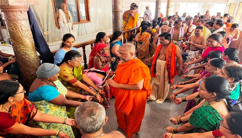 Sudarshana Homa, Tapta Mudradharana at Rayara Matha in Raichur grg 